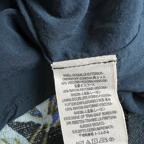 Free People Wanderer Mini Dress Gray Floral Cutout Long Bell Sleeve Lace Size XS - Picture 15 of 16